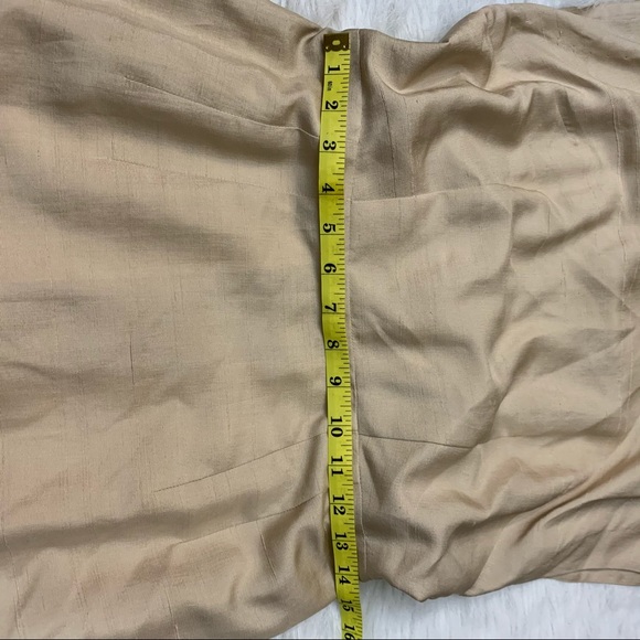 1950s Alexander Lipton Vintage Dress Sleeveless Belt Ivory Cream - Picture 3 of 14